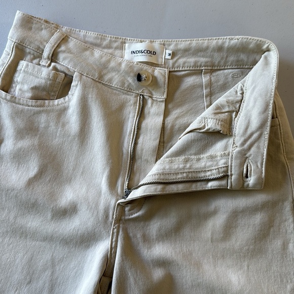 Indi & Cold Cream Wide Leg Pants - Picture 9 of 16